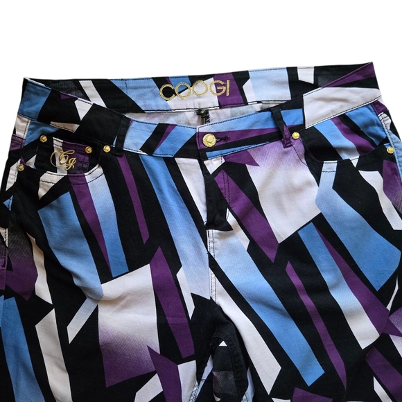 Coogi Y2K Geometric Print Pants Size 20W | Plus Size 2000s Streetwear - Picture 2 of 9